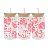 UV DTF Cup Wraps – 7 Sheets for 16oz Glass Cups, Decals & Craft Supplies (Coffee)